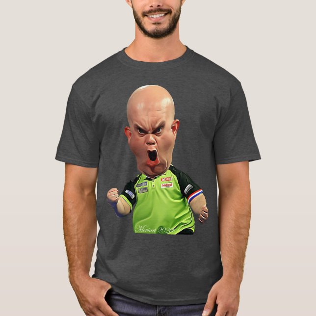 Camiseta Michael Van Darts Para Fãs (Frente)
