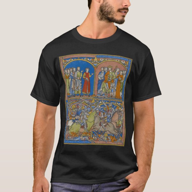 Camiseta Michal's Dowry, Uma Luta Sangrenta (Frente)