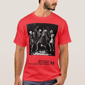 Camiseta Michel Foucault Trabalho de arte gráfico de estilo