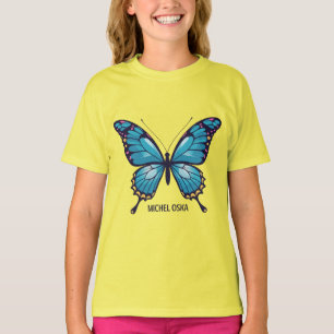 Camiseta "Michel Oska - Meninas de Logotipo da Borboleta El