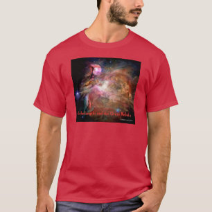Camiseta Michelangelo e o t-shirt da nebulosa de Orion
