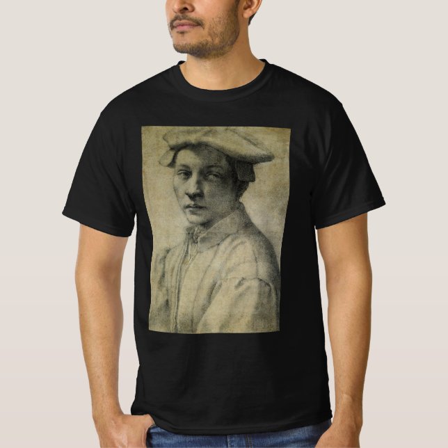 Camiseta Michelangelo Retrato de Andrea Quaratesi (Frente)