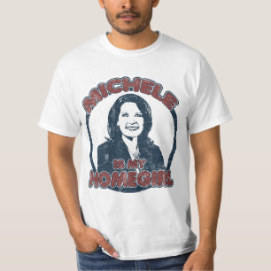 Camiseta Michele Bachmann é meu Homegirl (afligido)