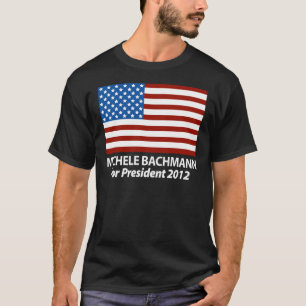 Camiseta Michele Bachmann para o presidente 2012