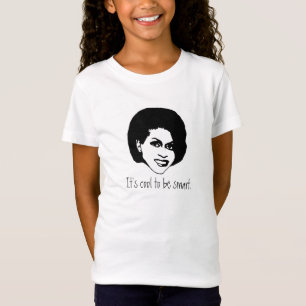 Camiseta Michele Obama - É legal ser inteligente.