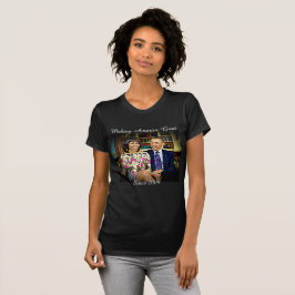 Camiseta Michelle & Barack Obama, fazendo o excelente de
