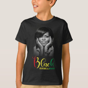 Camiseta Michelle Obama Black Excellence Black History Mont