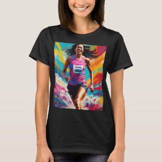 Camiseta 'michelle obama' correndo