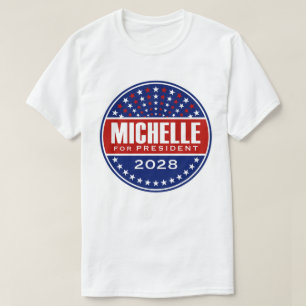 Camiseta Michelle Obama Presidente 2028