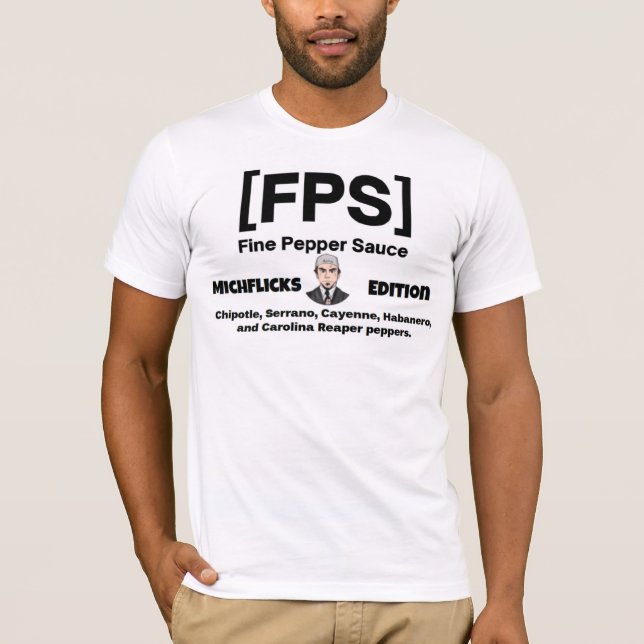 Camiseta MichFlicks FPS Edition (Frente)
