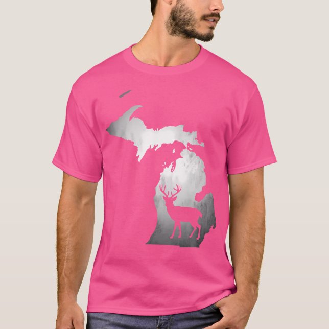Camiseta Michigan Deer Hunting (Frente)