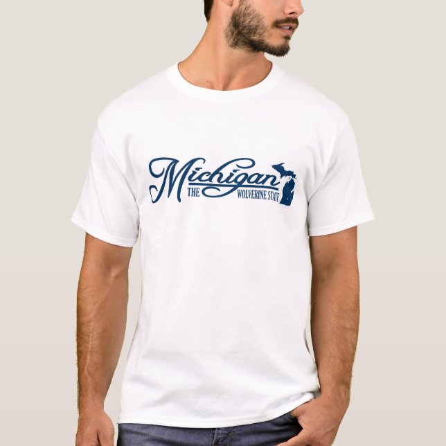 Camiseta Michigan (Estado do meu) (Frente)