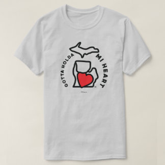 Camiseta Michigan - Gotta Holda MI Heart T-Shirt