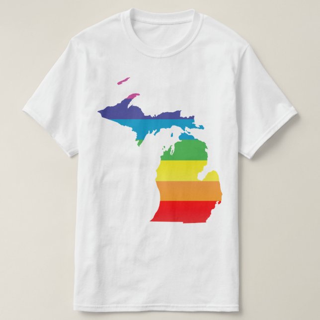 Camiseta michigan listrou o orgulho (Frente do Design)