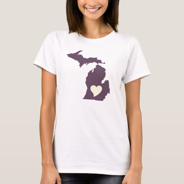 Camiseta Michigan Love (Frente)