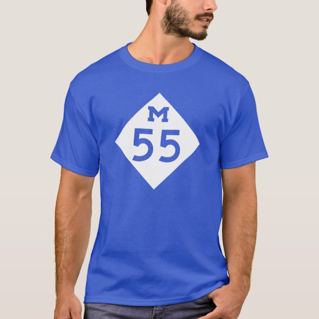 Camiseta Michigan M-55 (Frente)