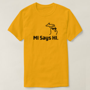 Camiseta Michigan - MI Diz HI™ Big Type Shirt