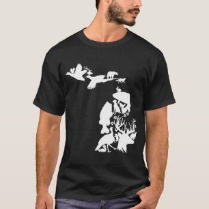 Camiseta Michigan UP peixe veado pato peru urso alce raposa