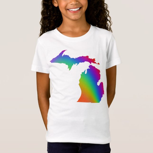 Camiseta Michigander | arco-íris | amor é amor (Frente)