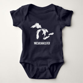 Camiseta Michiganster Baby Dark Colors Funny Michigan