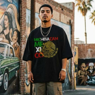 Camiseta Michoacan Mexico Flag shirt