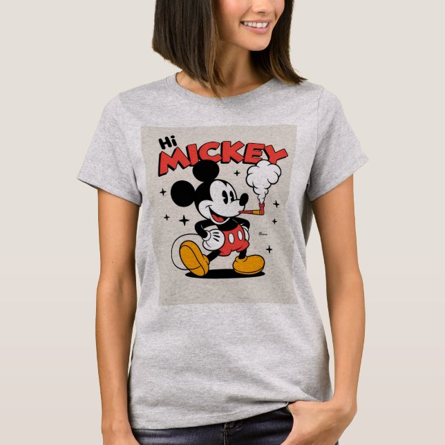 Camiseta mickey live (Frente)