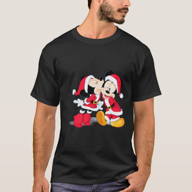 Camiseta Mickey Minnie Jingle Bell Fun  (Frente)