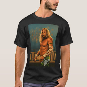 Camiseta Mickey Rourke como pintura de The Wrestler