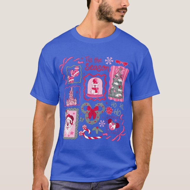 Camiseta Mickey Santa Claus Christmas funny (Frente)