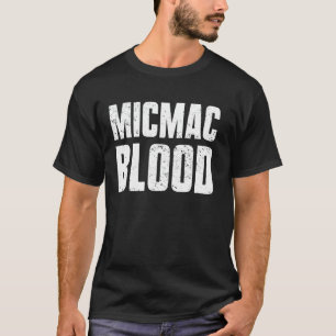 Camiseta Micmac Sangue Povos Indígenas Nativo Americano Em