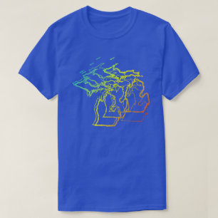 Camiseta micMichigan chill blur