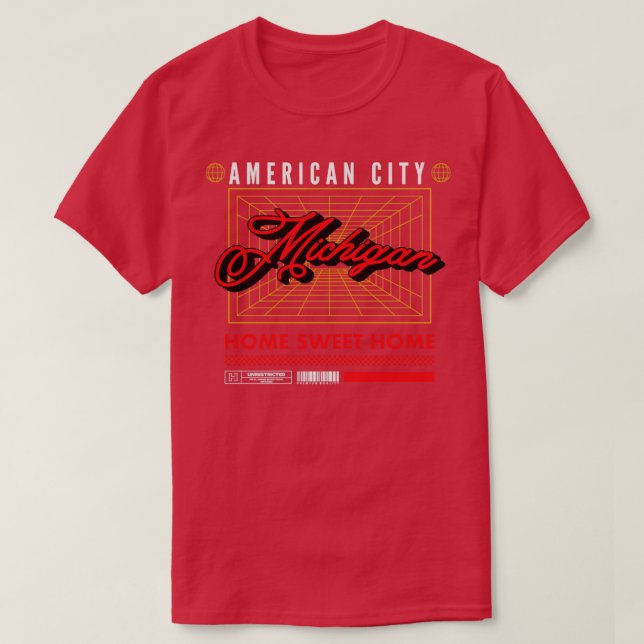 Camiseta micMichigan Michigan (Frente do Design)