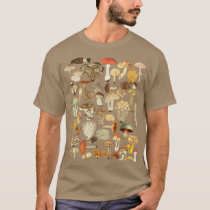 Camiseta Micologia de Cogumelos Fungos Forrageamento Cogume