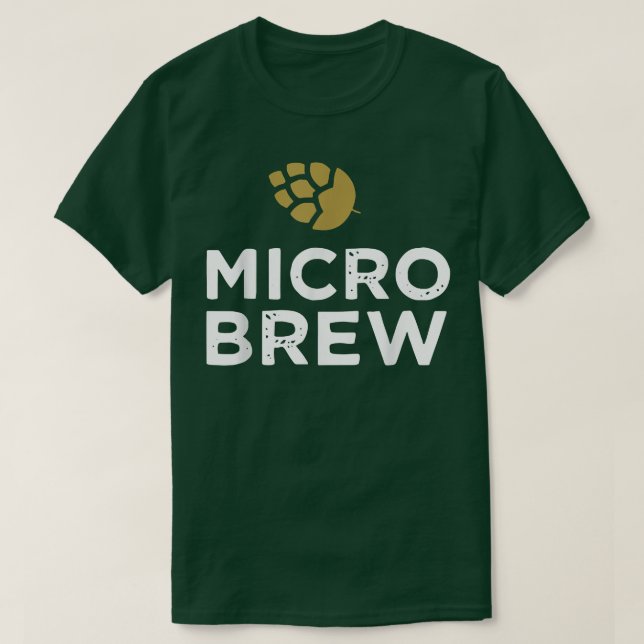 Camiseta Micro Brew Lover Beer Bebendo Beer Engraçado Mi (Frente do Design)