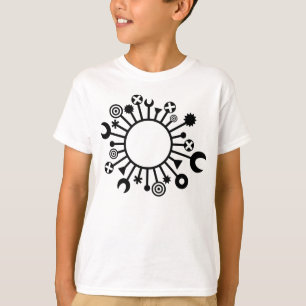 Camiseta micro-organismo - preto