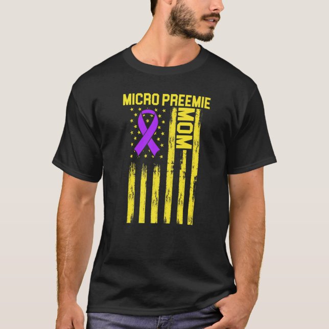 Camiseta Micro Preemie Nicu Nova Mãe Saudável Nascimento Pr (Frente)