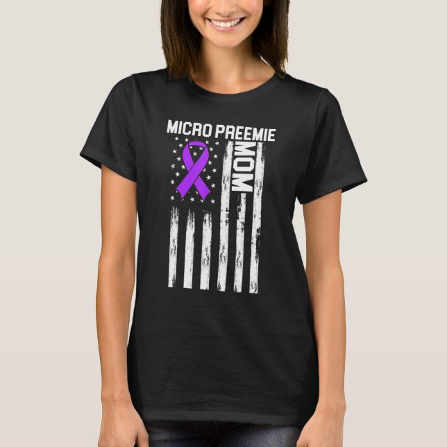 Camiseta Micro Preemie Nicu Nova Mãe Saudável Nascimento Pr (Frente)
