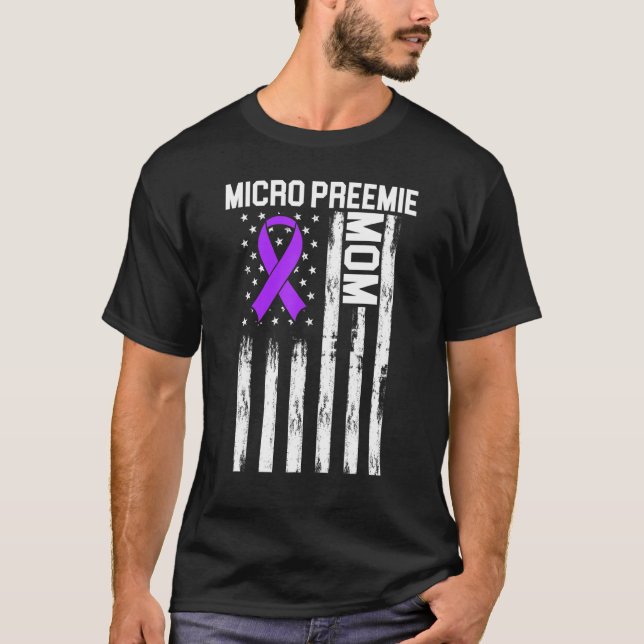 Camiseta Micro Preemie Nicu Nova Mãe Saudável Nascimento Pr (Frente)