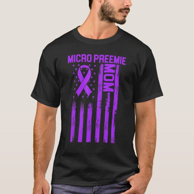 Camiseta Micro Preemie Nicu Nova Mãe Saudável Nascimento Pr (Frente)