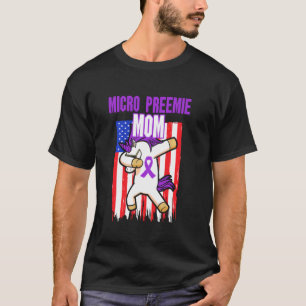 Camiseta Micro Preemie Nicu Nova Mãe Unicorn Nascimento Pre