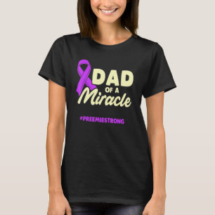 Camiseta Micro Preemie NICU Novo papai Milagre Nascimento P