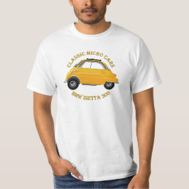 Camiseta Micro tshirt clássico BMW Isetta do carro