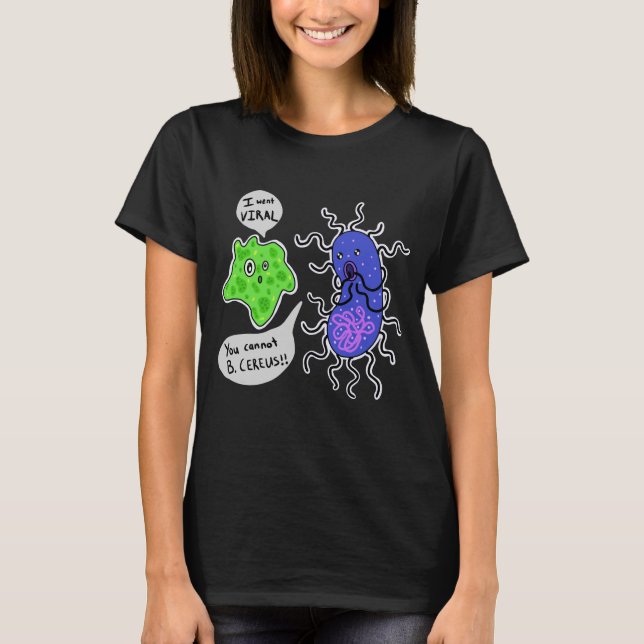 Camiseta Microbes Virais (Frente)