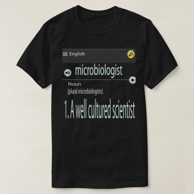 Camiseta microbiologia 34 (Frente do Design)