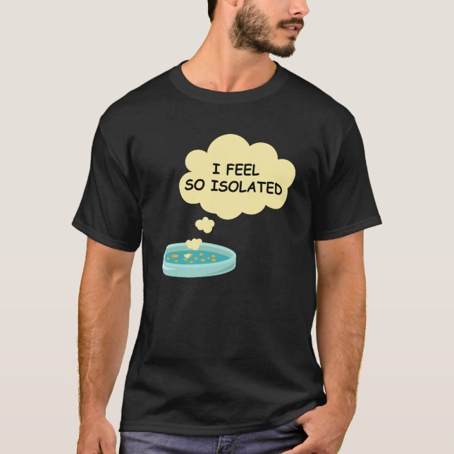Camiseta Microbiologia Bactérias Engraçadas Lab Sinto-Me Tã (Frente)