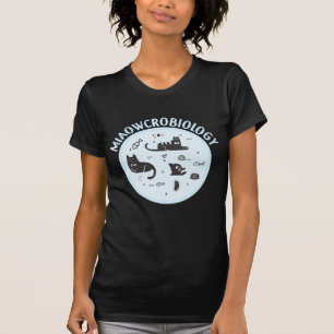 Camiseta Microbiologia Bactérias Microscópio Biologia de 