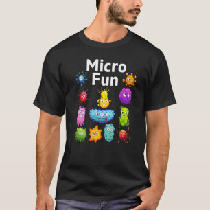 Camiseta Microbiologia Ciência Microbióloga Divertimento Le