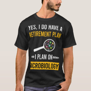 Camiseta Microbiologia da Aposentadoria Microbiologista