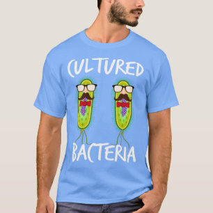 Camiseta Microbiologia Engraçada Bactérias Cultivadas Micro