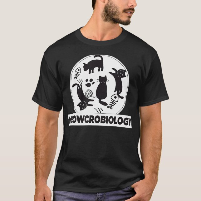 Camiseta Microbiologia Engraçada Ciência Microbiologia Engr (Frente)